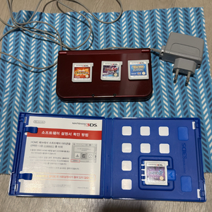 순정 뉴 닌텐도 3DS XL 포켓무버 포켓몬 뱅크 레드 뉴큰다수