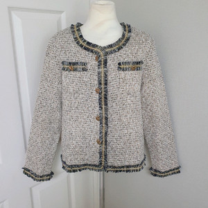 (택있는 새상품)트위드 자켓 55반~66반