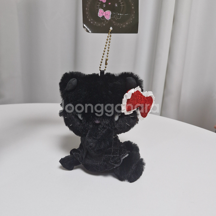 새상품) 산리오 악마 헬로키티 인형 키링 13센치--0