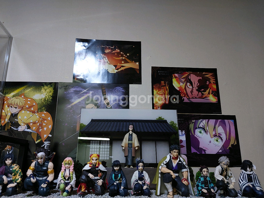 귀멸의칼날 피규어 주합회의 12명 디오라마 세트--2