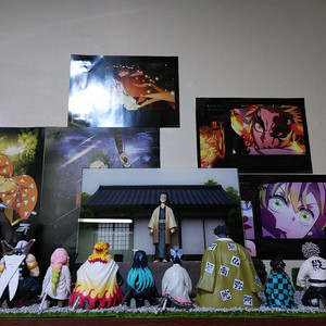 귀멸의칼날 피규어 주합회의 12명 디오라마 세트