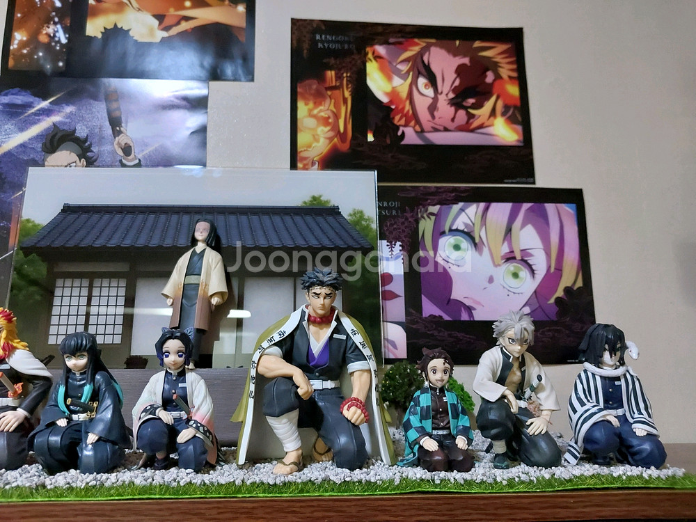 귀멸의칼날 피규어 주합회의 12명 디오라마 세트--4