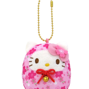 산리오 헬로키티 사쿠라 달마 인형 키링 새상품 판매
