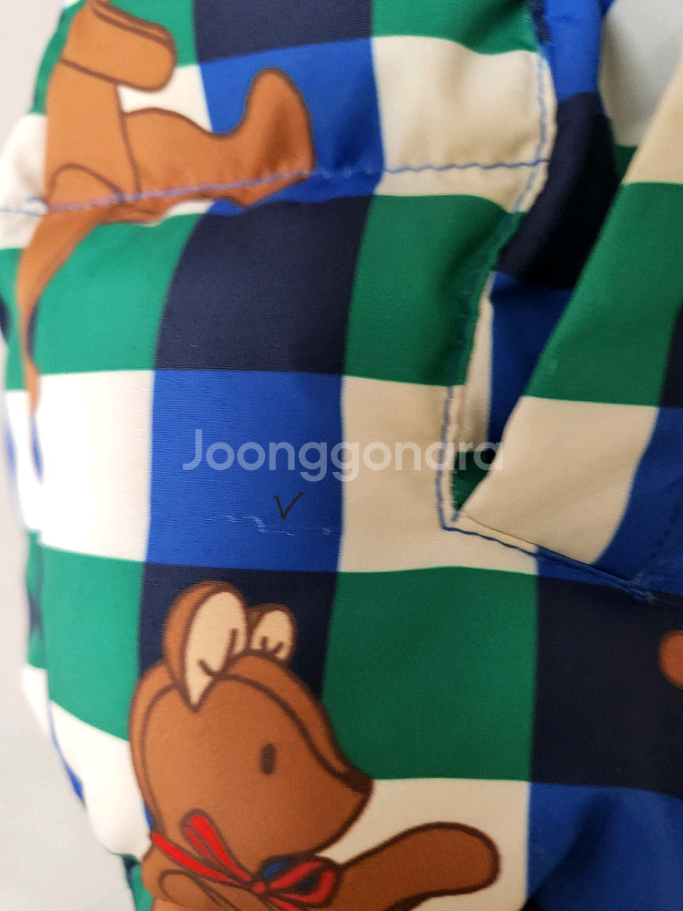 베베드피노 체크테디 다운베스트패딩조끼110--7