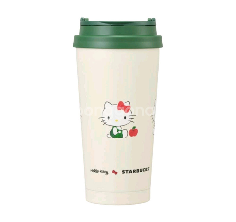 스타벅스 헬로키티 엘마 텀블러+무료 에코 음료 쿠폰--0