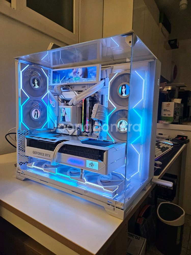 9800x3d/rtx5080 어로스마스터/리안리 풀세팅 화이트 하이엔드 본체--0