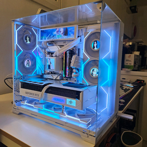 9800x3d/rtx5080 어로스마스터/리안리 풀세팅 화이트 하이엔드 본체
