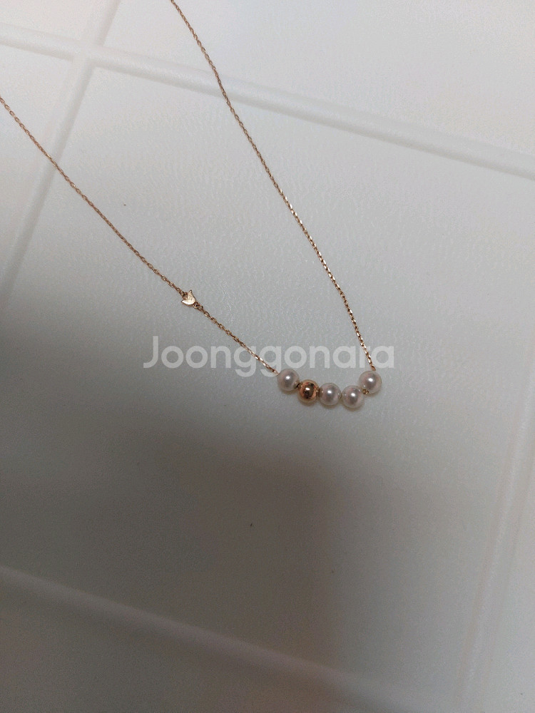 티르티르 14k진주목걸이--2