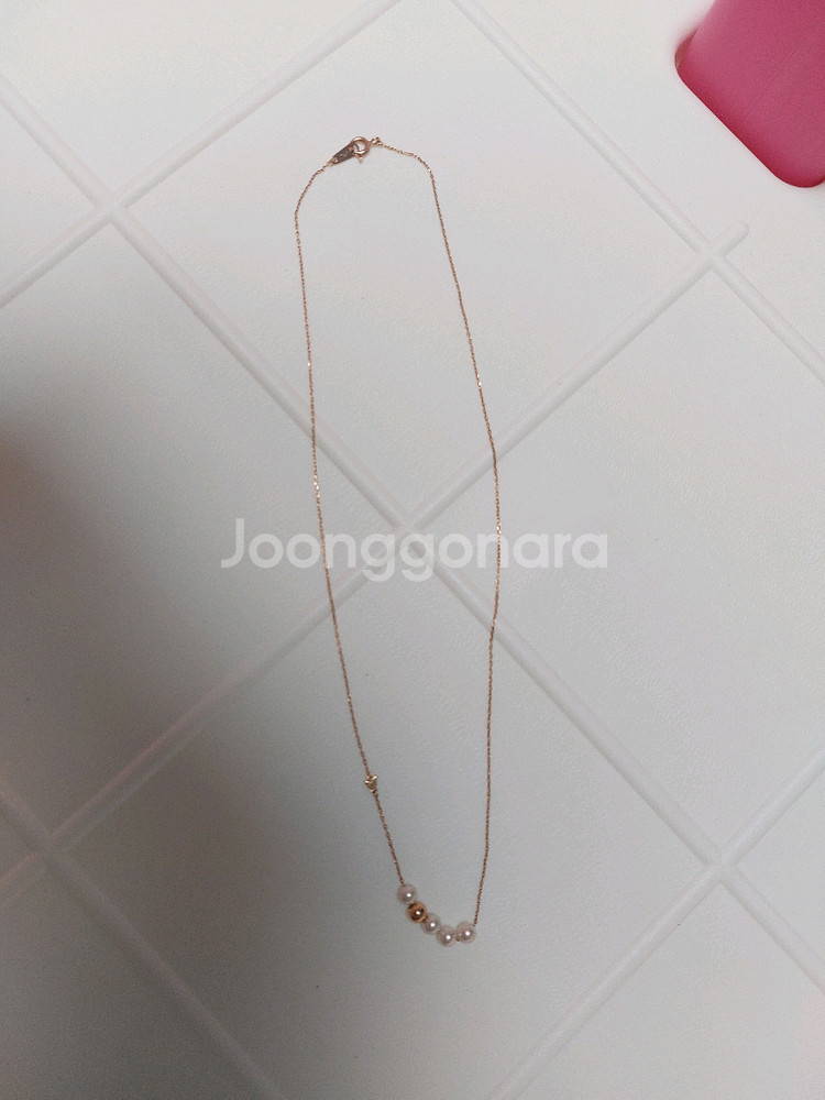 티르티르 14k진주목걸이--1