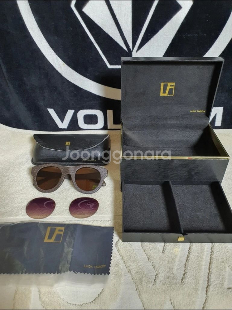 정품 영국 린다페로우 뱀피 선글라스 ( 남녀공용 )--1