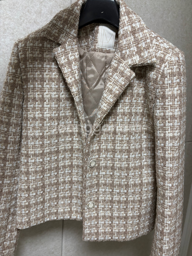 격식있는 트위드 자켓--0