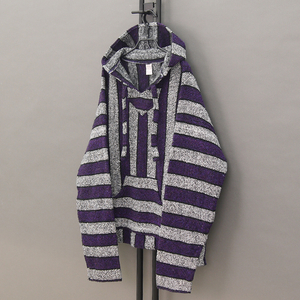 MORINA ~90's 멕시코 오리지널 멕시칸 후드 바하자켓 XL~105 히피 후드티 바하자켓 바자조 후드스웻셔츠