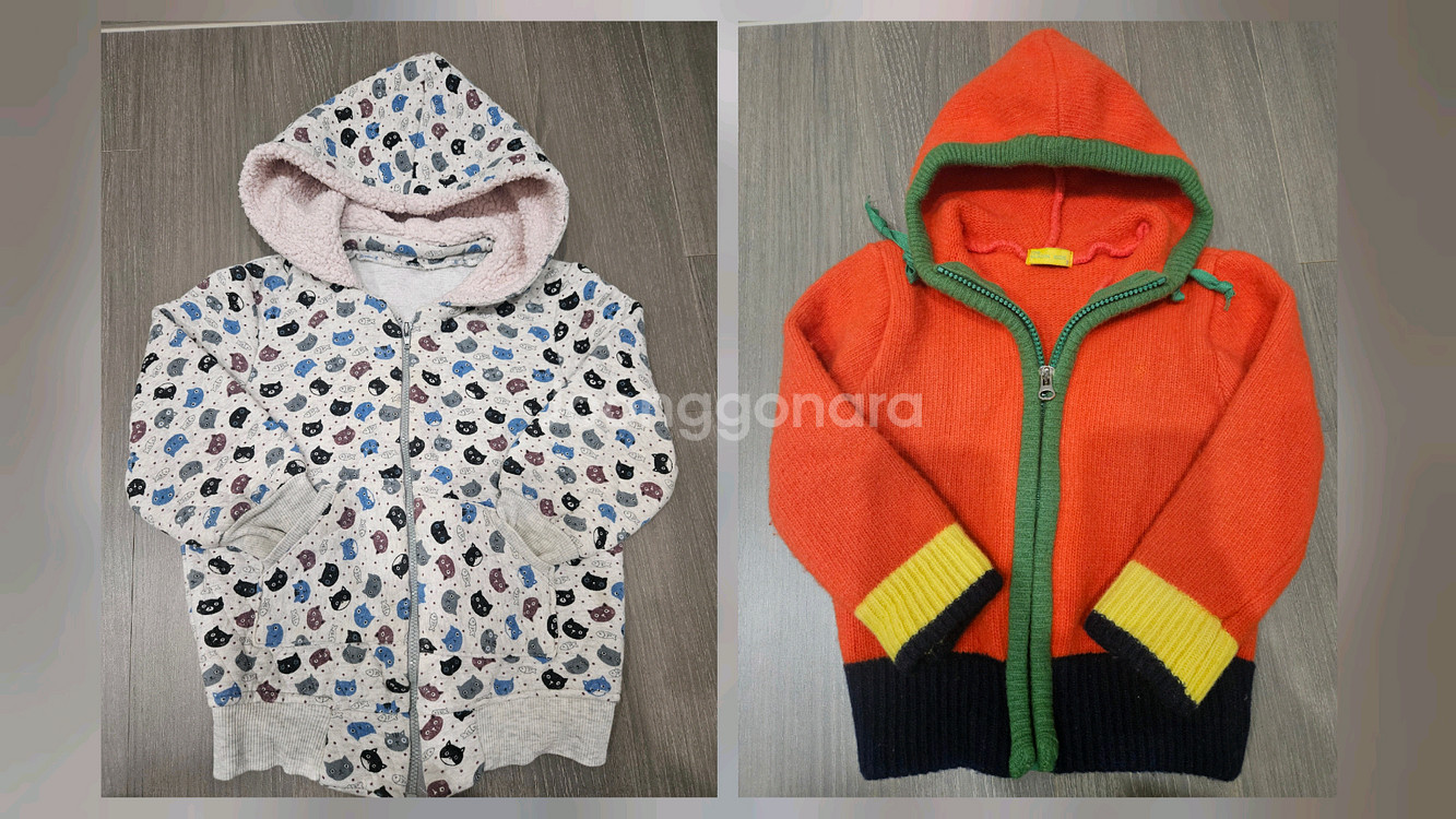 아기 유아 옷 후드집업 90사이즈--0
