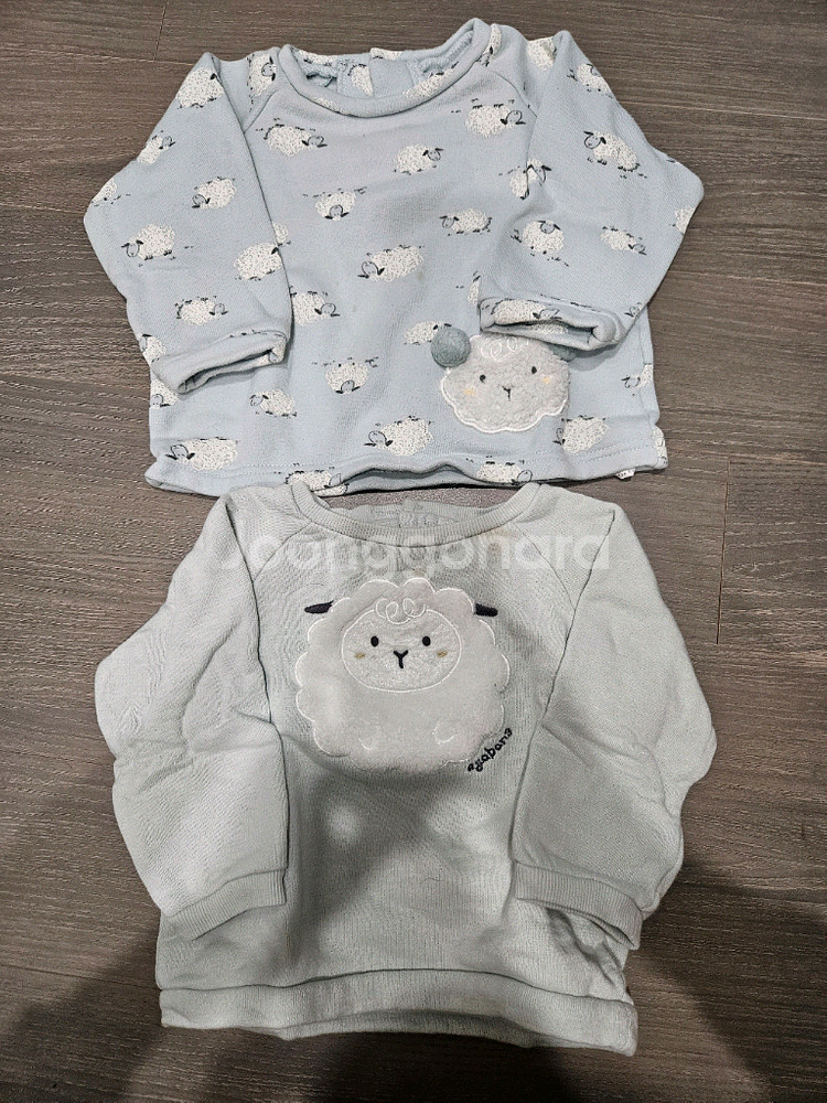 아기 유아 겨울옷 90사이즈 기모 상하의--5