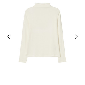 르깜봉 투비 모크넥 티셔츠 크림