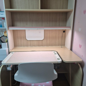 한샘 조이 각도•높이조절 LED 책상+의자 세트