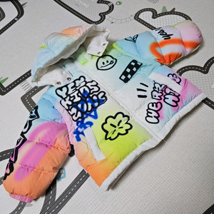 히로 드로잉 패딩