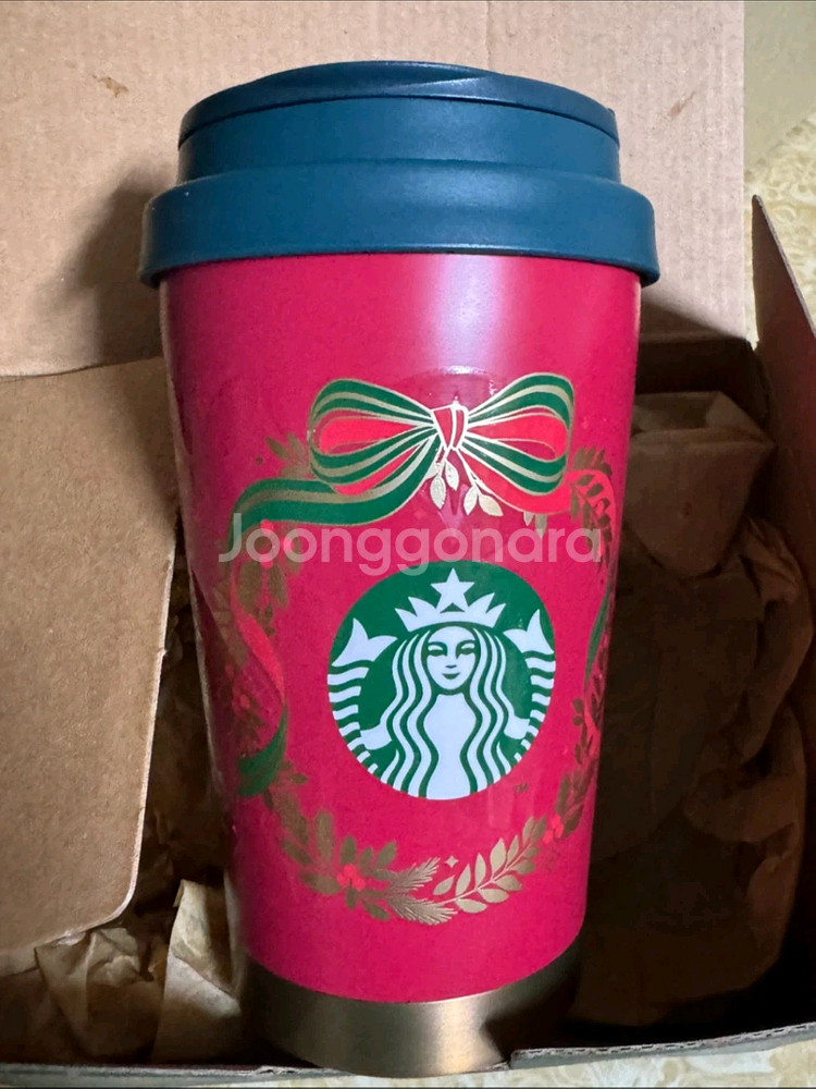 스타벅스 SS 홀리데이 글램 엘마 텀블러 355ml--0