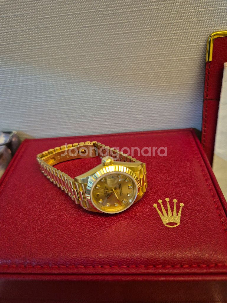 롤렉스 오이스터 퍼페츄얼 골드 시계--4