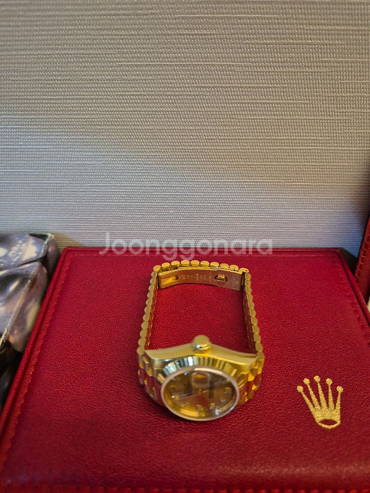 롤렉스 오이스터 퍼페츄얼 골드 시계--3