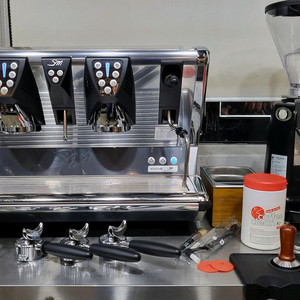 라산마르코 100E 커피머신 메조전자동그라인더 포함