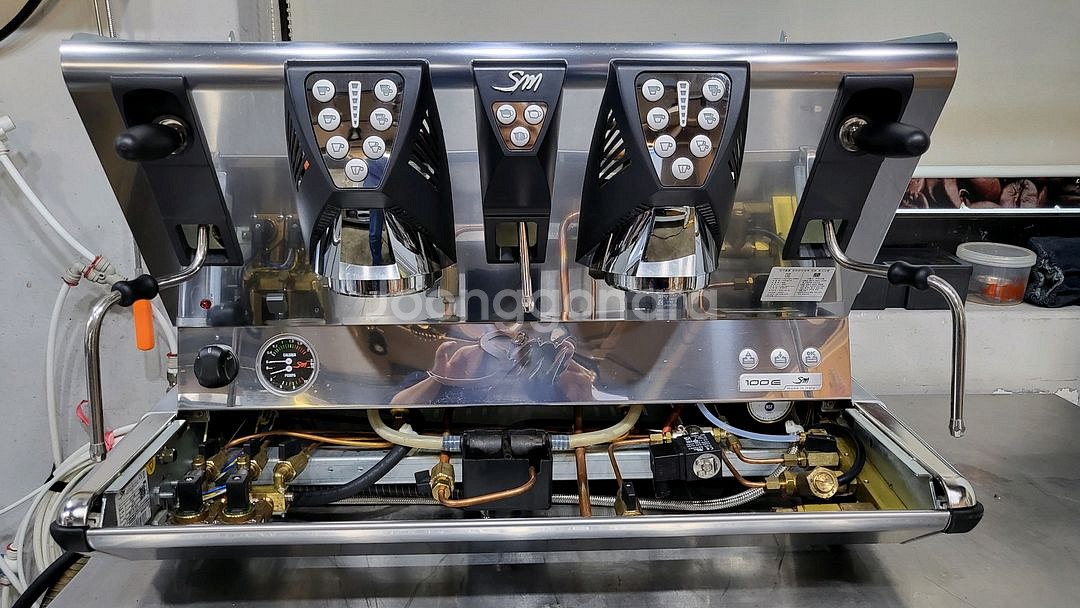 라산마르코 100E 커피머신 메조전자동그라인더 포함--4