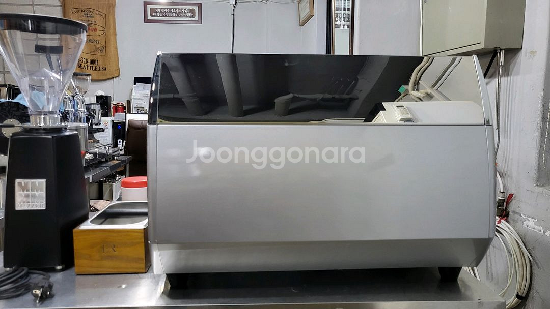 라산마르코 100E 커피머신 메조전자동그라인더 포함--2