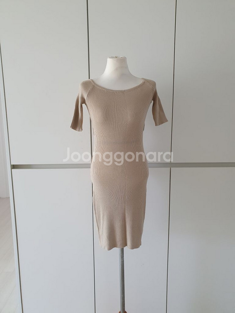 (새상품)봄, 가을 골지 니트원피스 44~55--0