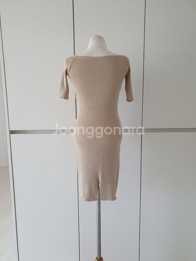 (새상품)봄, 가을 골지 니트원피스 44~55--1