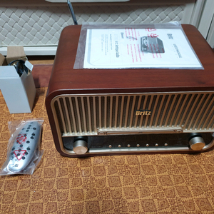 브리츠 엔틱 올인원 유선 블루투스 스피커 BZ-T7800