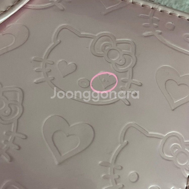 산리오 헬로키티 고전 핑크 장지갑 양도 판매--6