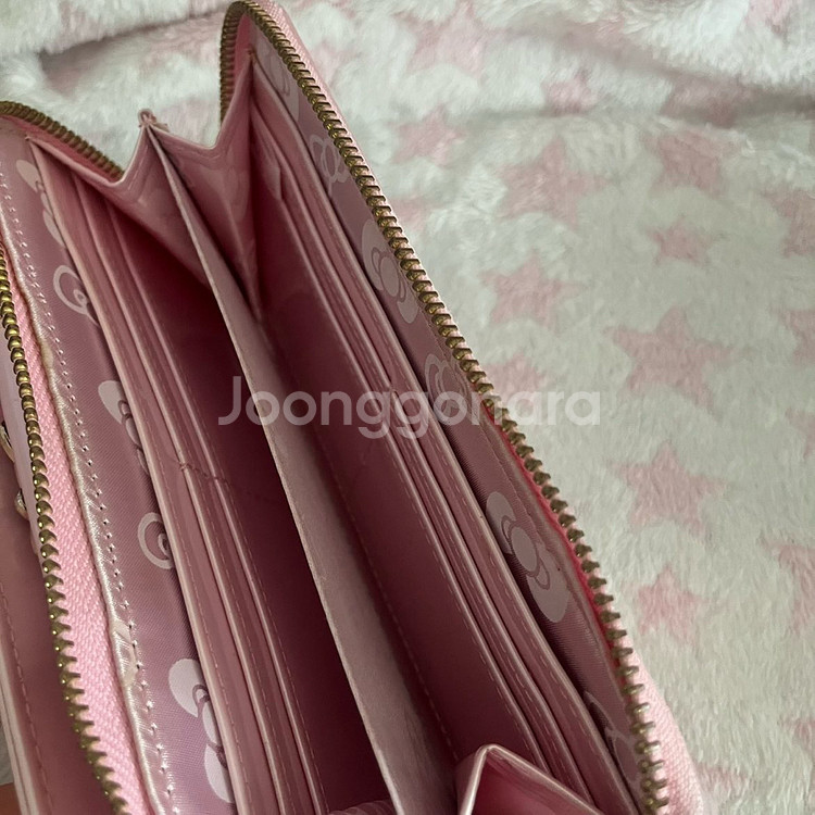 산리오 헬로키티 고전 핑크 장지갑 양도 판매--3