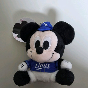 디즈니 미키마우스 삼성라이온즈 야구 유니폼 인형