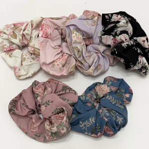 [새상품] 플라워 슈슈 스크런치 곱창끈