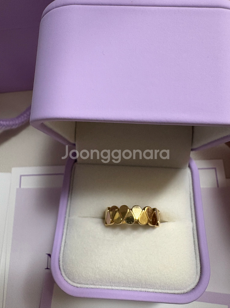 골든듀 18k 골드 반지--1