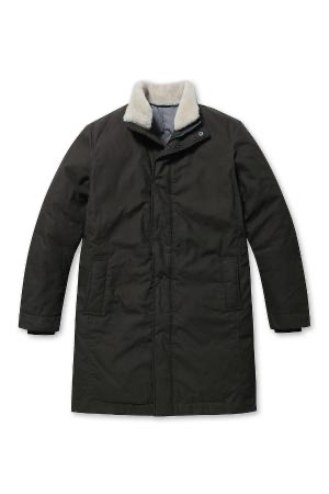 에피그램 메리노카라 FUR 구스다운 코트--0