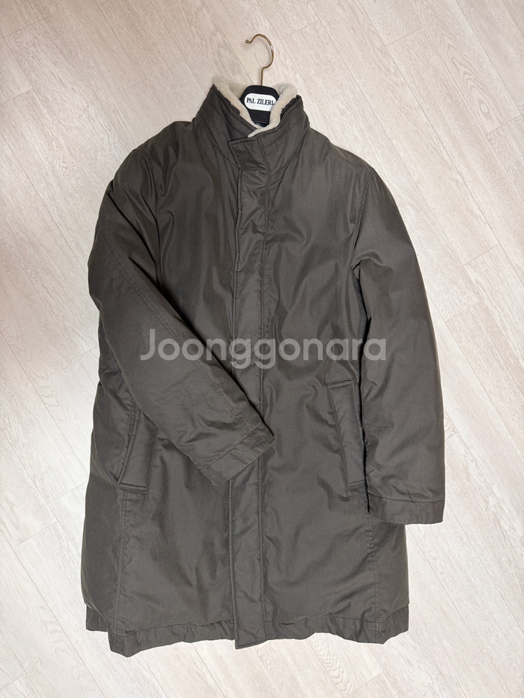 에피그램 메리노카라 FUR 구스다운 코트--2