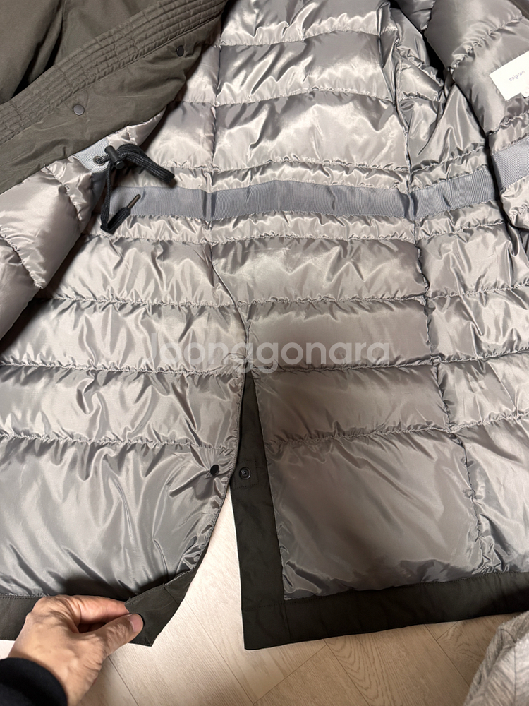 에피그램 메리노카라 FUR 구스다운 코트--7