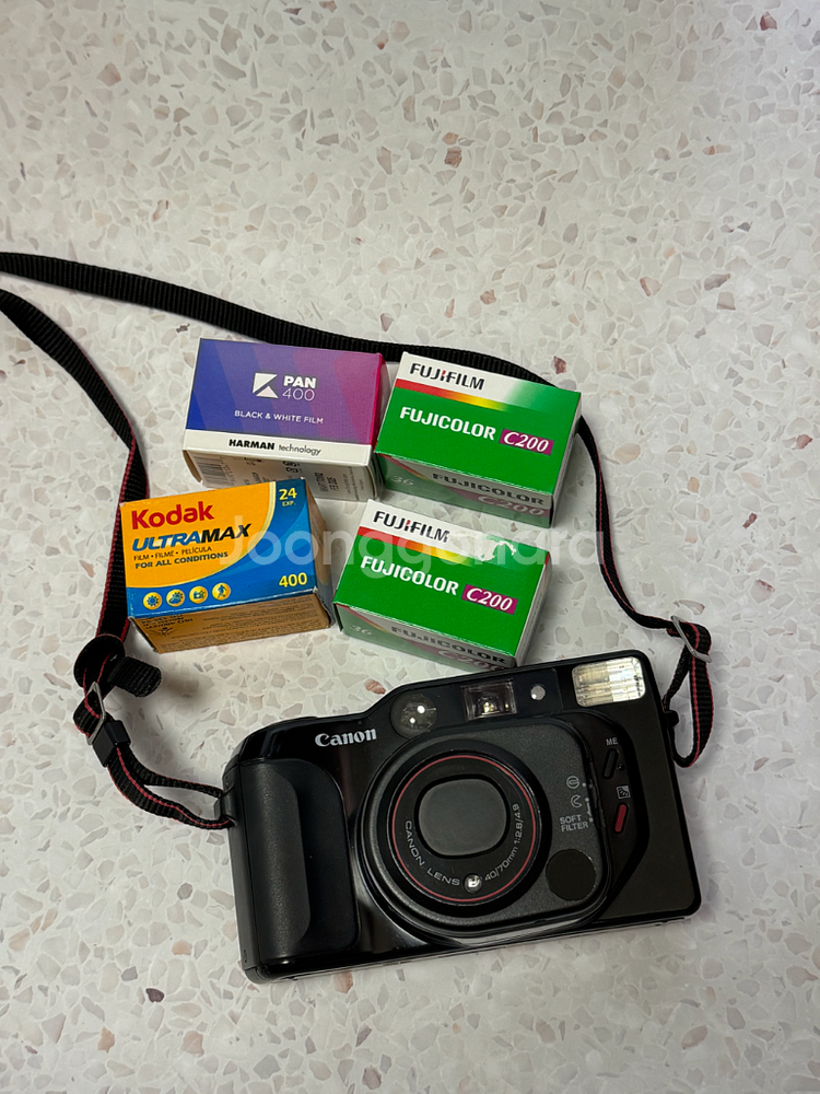 캐논 필름 카메라 슈어샷 텔레--0