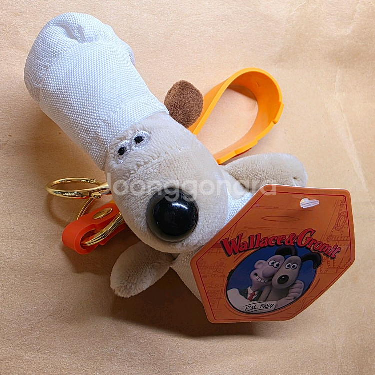 그로밋 요리사 인형 키링 새상품--1