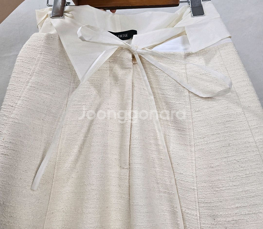 르베이지) 트위드 와이드팬츠--2