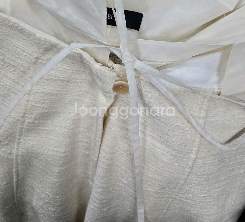 르베이지) 트위드 와이드팬츠--4