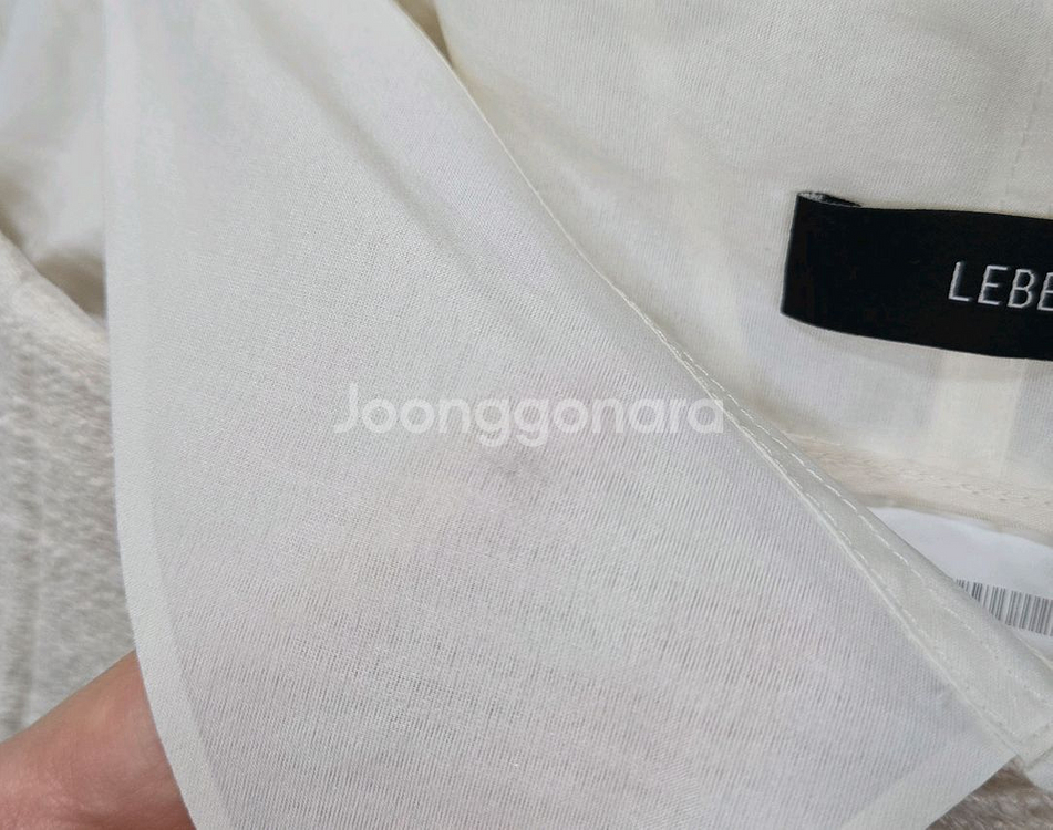 르베이지) 트위드 와이드팬츠--8