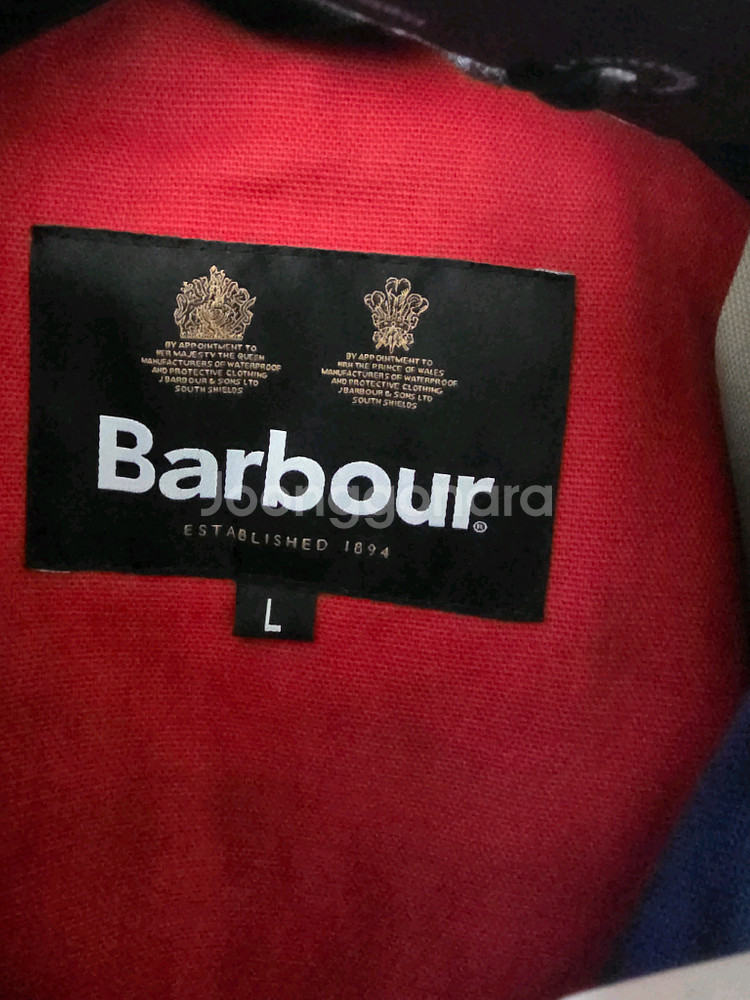 바버 인터내셔널 유니언잭 라지 사이즈--1