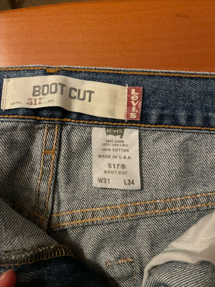 Levis 517 W31 / 90s USA / 리바이스빈티지 부츠컷 / 워싱 최상 이미지