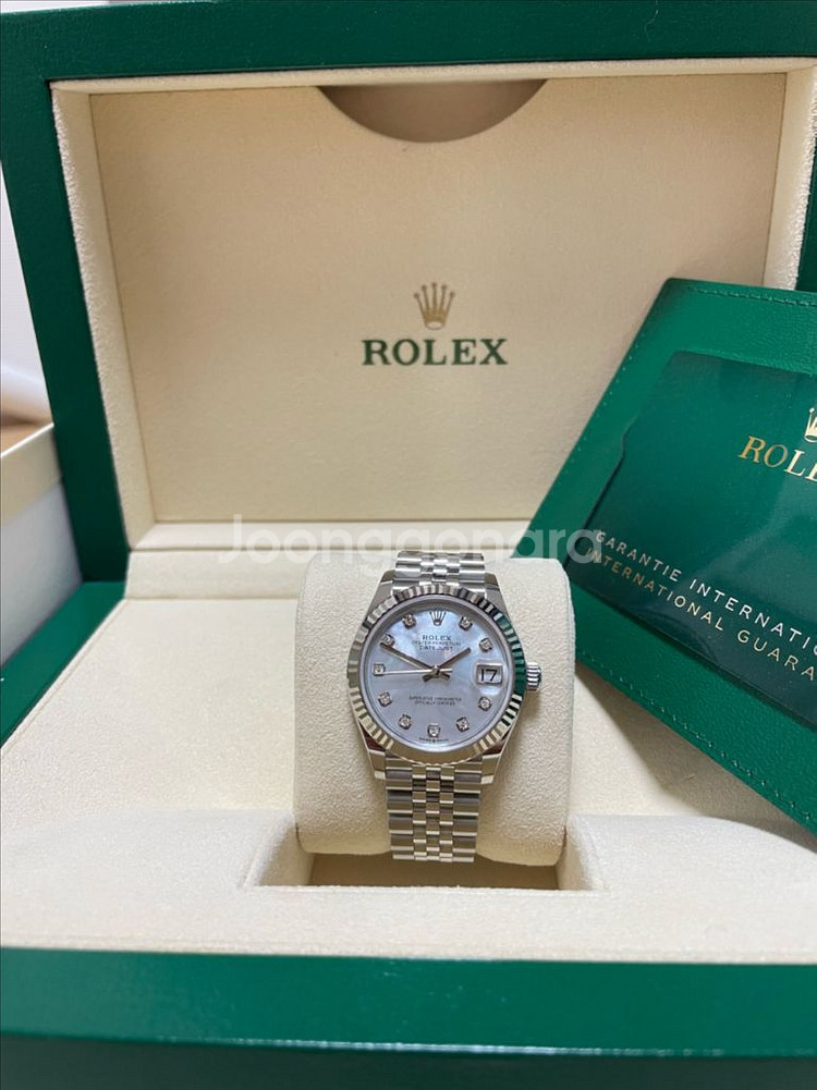 로렉스 신형 데이저스트 31 자개판 텐포인트다이아 판매--4