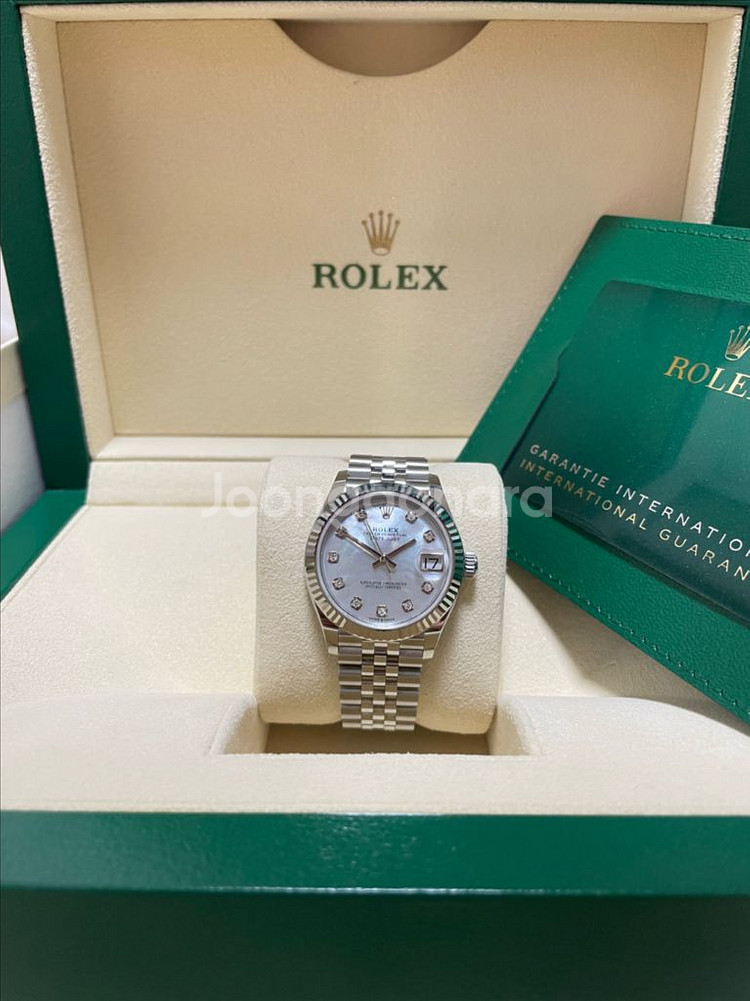 로렉스 신형 데이저스트 31 자개판 텐포인트다이아 판매--6