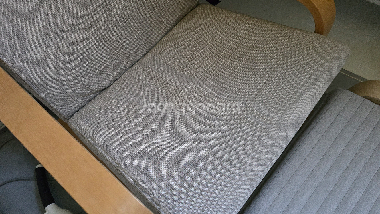 이케아 포엥 암체어 [다리받침 포함][부천]--2