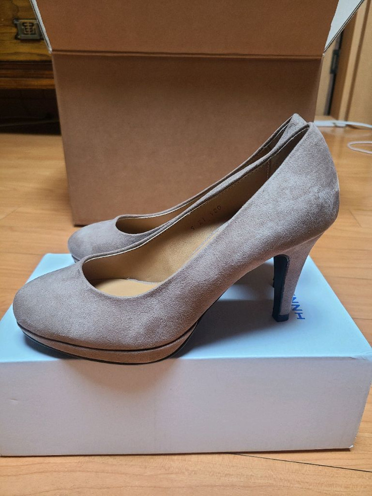 스웨이드 여성 펌프스 235mm--2