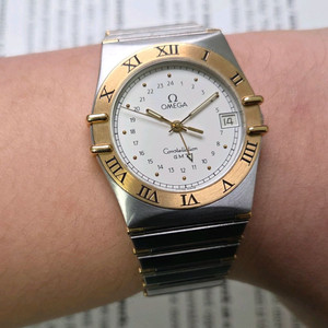 레어] 빈티지 오메가 컨스틸레이션 GMT 화이트판 콤비 이미지